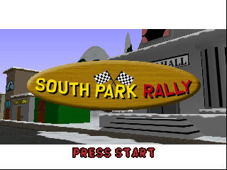 South Park Rally title screen for Nintendo 64